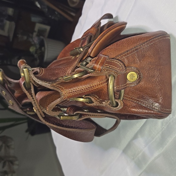 Vintage Mulberry Brown Satchel - Picture 7 of 9